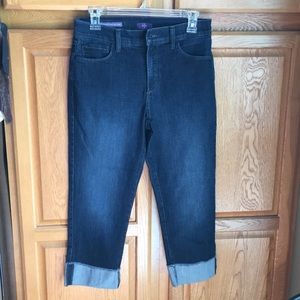 NYDJ wide cuff crop jeans
